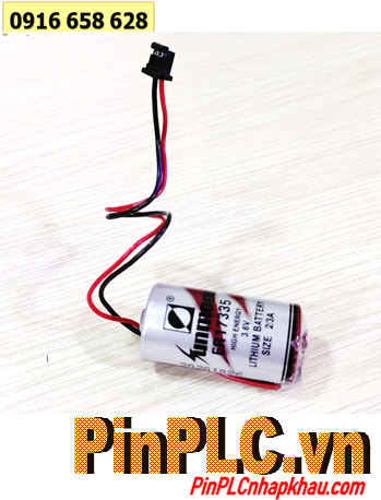 Sunmoon ER17335M (Zắc DF1.35-2P), Pin nuôi nguồn Sunmoon ER17335 /ER17330V lithium 3.6v 2/3A 2100mAh